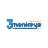 3monkeys print & design, LLC Logo