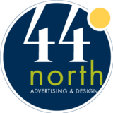44º North Advertising & Design logo