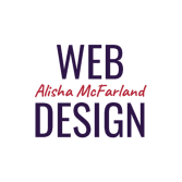Alisha McFarland Web Design logo