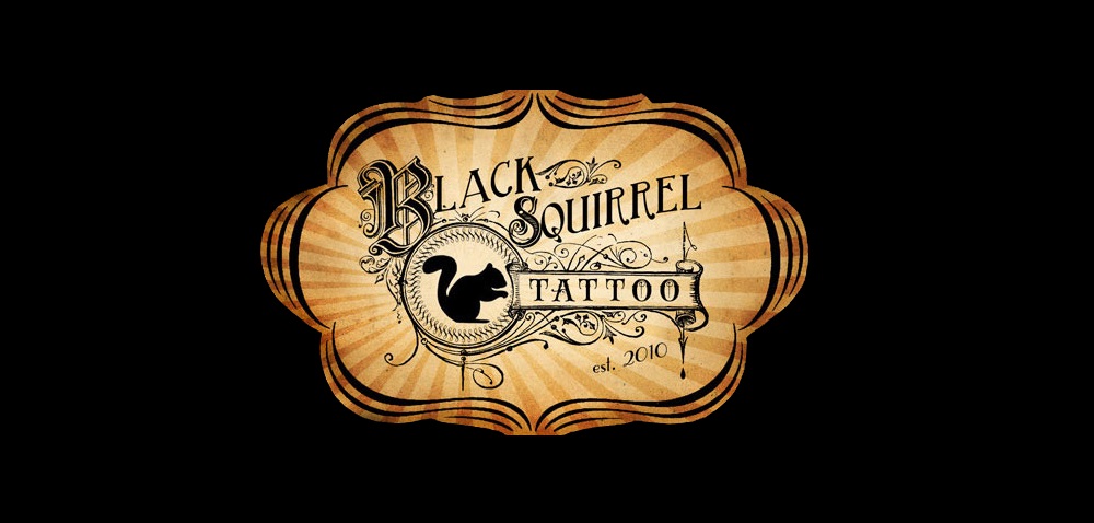 Black Squirrel Tattoo