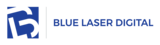 Blue Laser Digital Logo