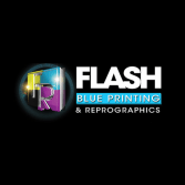 Flash Blue Printing & Reprographics Logo