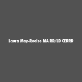 Laura May-Roelse, CEDRD, MA RD/LD Logo