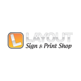 Layout Sign & Print Shop Logo