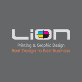Lion Printing & Graphic Design Logo