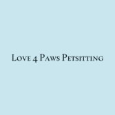 Love 4 Paws Petsitting Logo