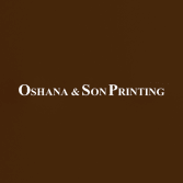 Oshana & Son Printing Logo