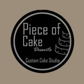 Piece of Cake Desserts Logo