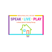 Speak Live Play-In Home Speech, OT, and Feeding Therapy Logo