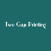 Two Guys Printing Logo