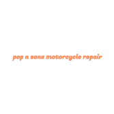 pop n sons motorcycle repair Logo